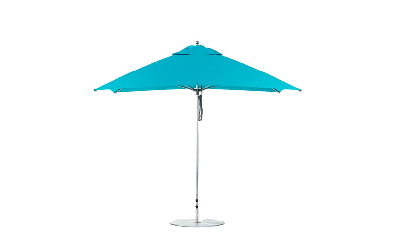 Ledge Lounger Essential Fiberglass Umbrella - 10' Square Pulley