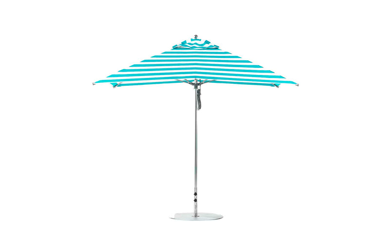 Ledge Lounger Essential Fiberglass Umbrella - 10' Square Pulley