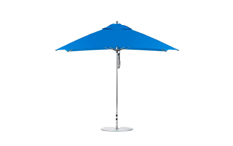 Ledge Lounger Essential Fiberglass Umbrella - 10' Square Pulley