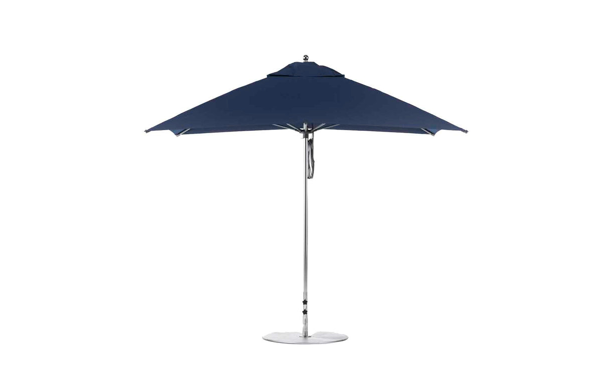 Ledge Lounger Essential Fiberglass Umbrella - 10' Square Pulley