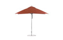 Ledge Lounger Essential Fiberglass Umbrella - 10' Square Pulley