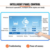 8L Commercial Single Frozen Margarita Ice Slushy Drink Maker Machine, 1050W (97420618)