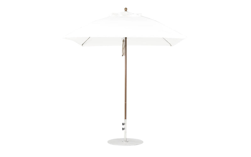 Ledge Lounger Essential Fiberglass Umbrella - 7.5' Square Pulley