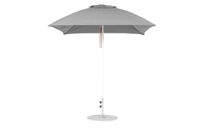 Ledge Lounger Essential Fiberglass Umbrella - 7.5' Square Pulley