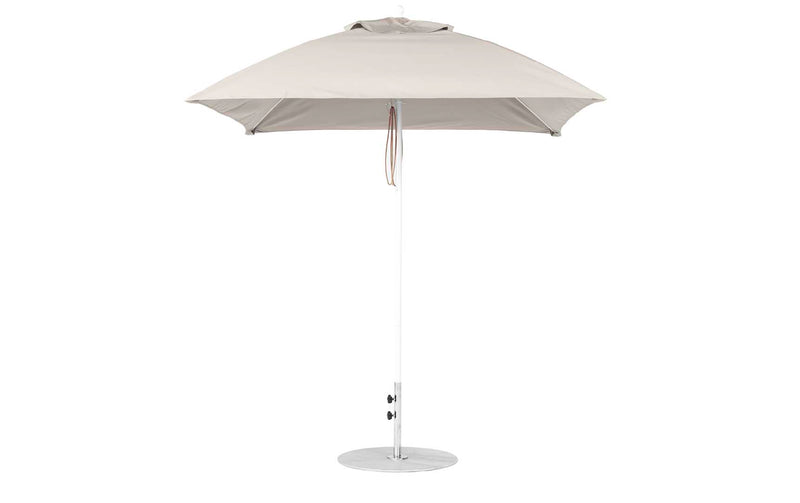 Ledge Lounger Essential Fiberglass Umbrella - 7.5' Square Pulley