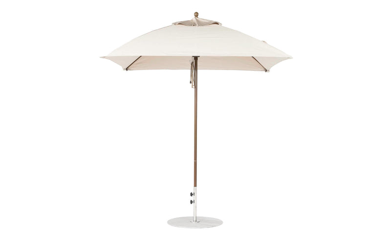 Ledge Lounger Essential Fiberglass Umbrella - 7.5' Square Pulley