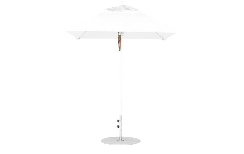 Ledge Lounger Essential Fiberglass Umbrella - 6.5' Square Pulley