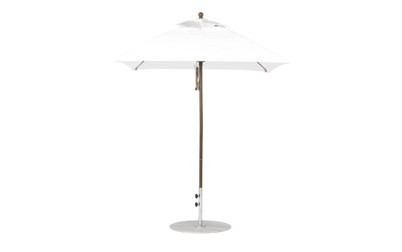 Ledge Lounger Essential Fiberglass Umbrella - 6.5' Square Pulley