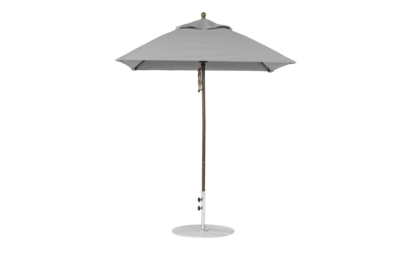 Ledge Lounger Essential Fiberglass Umbrella - 6.5' Square Pulley