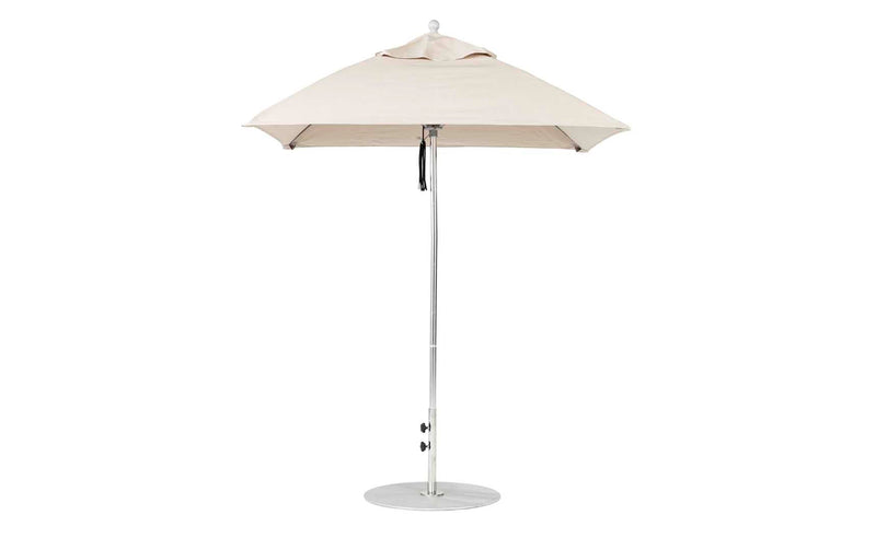 Ledge Lounger Essential Fiberglass Umbrella - 6.5' Square Pulley