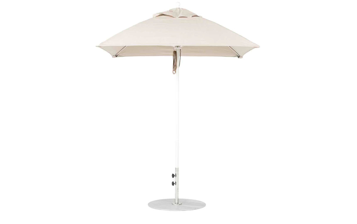 Ledge Lounger Essential Fiberglass Umbrella - 6.5' Square Pulley