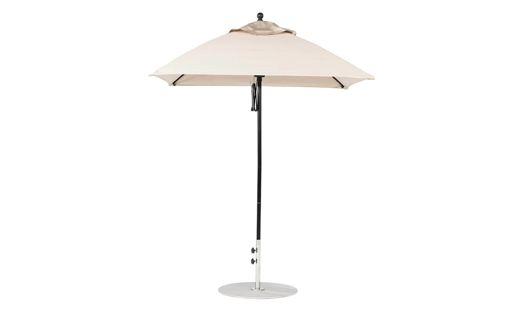 Ledge Lounger Essential Fiberglass Umbrella - 6.5' Square Pulley