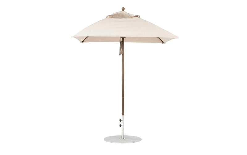 Ledge Lounger Essential Fiberglass Umbrella - 6.5' Square Pulley