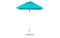 Ledge Lounger Essential Fiberglass Umbrella - 6.5' Square Pulley