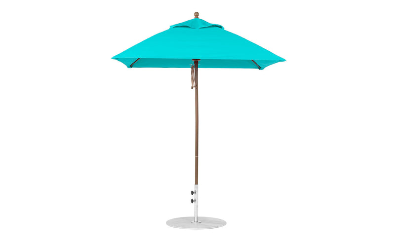 Ledge Lounger Essential Fiberglass Umbrella - 6.5' Square Pulley