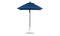 Ledge Lounger Essential Fiberglass Umbrella - 6.5' Square Pulley