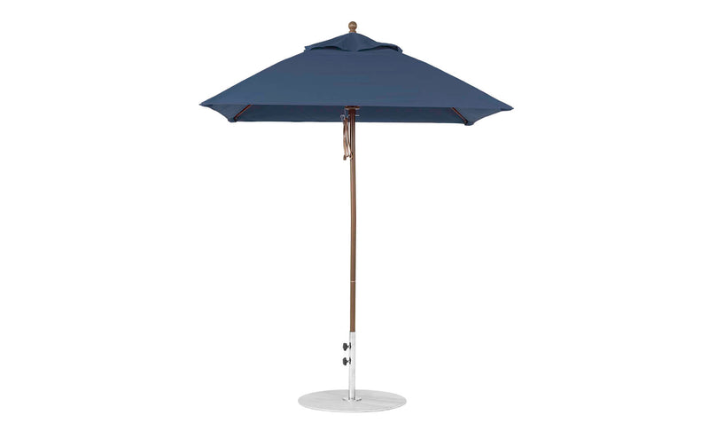 Ledge Lounger Essential Fiberglass Umbrella - 6.5' Square Pulley