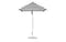 Ledge Lounger Essential Fiberglass Umbrella - 6.5' Square Pulley