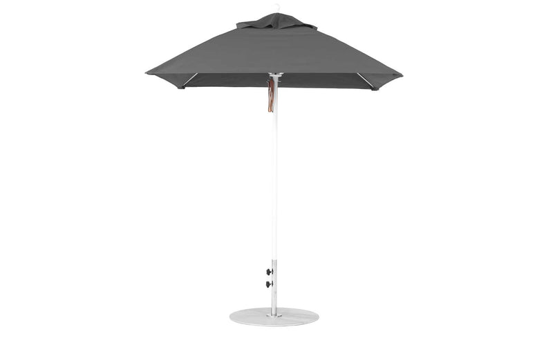 Ledge Lounger Essential Fiberglass Umbrella - 6.5' Square Pulley