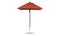 Ledge Lounger Essential Fiberglass Umbrella - 6.5' Square Pulley