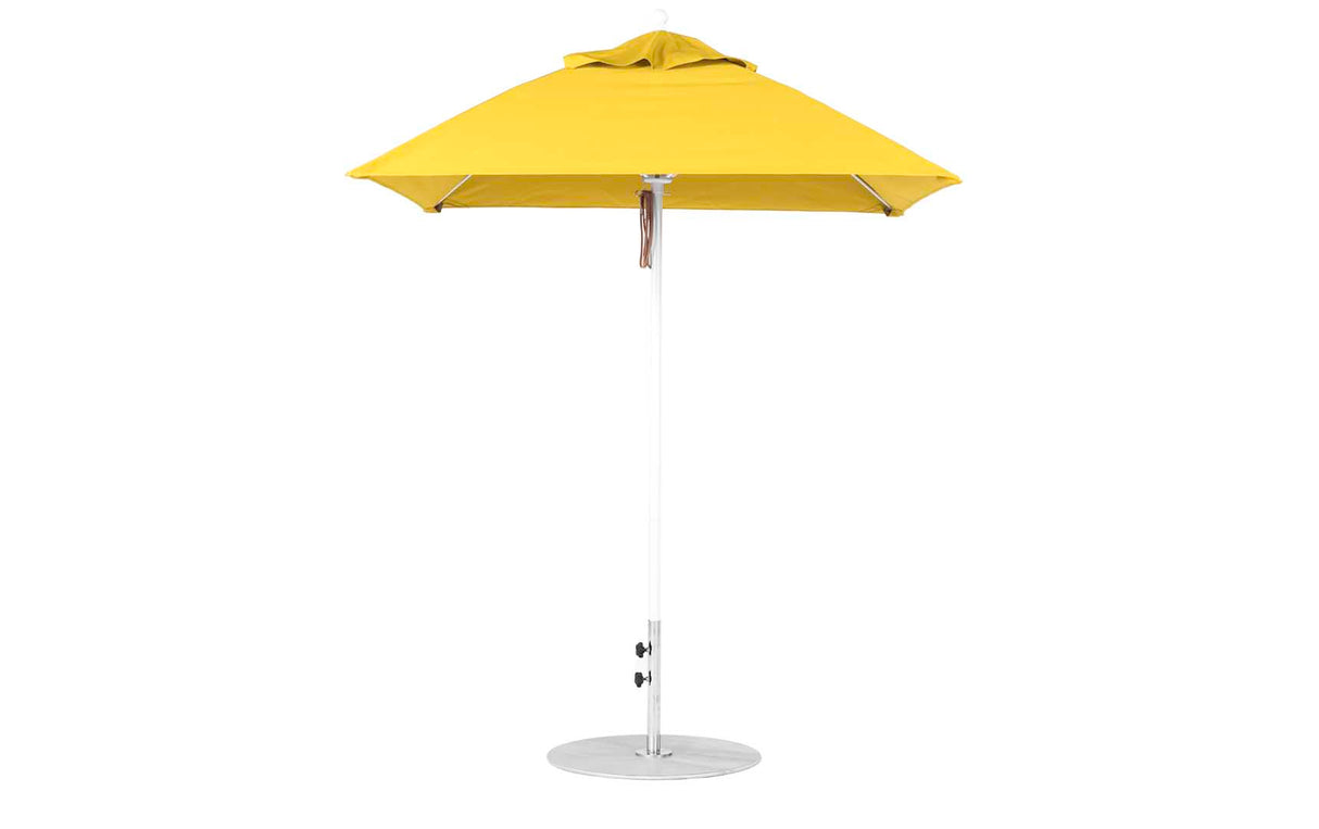 Ledge Lounger Essential Fiberglass Umbrella - 6.5' Square Pulley