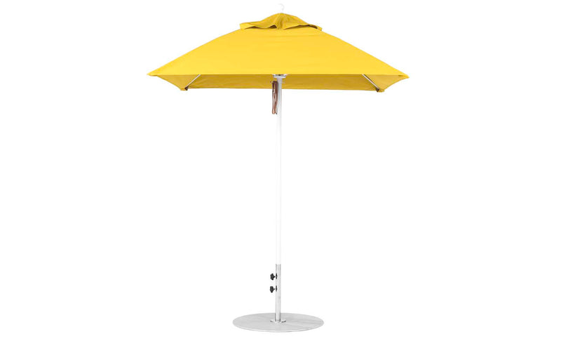 Ledge Lounger Essential Fiberglass Umbrella - 6.5' Square Pulley