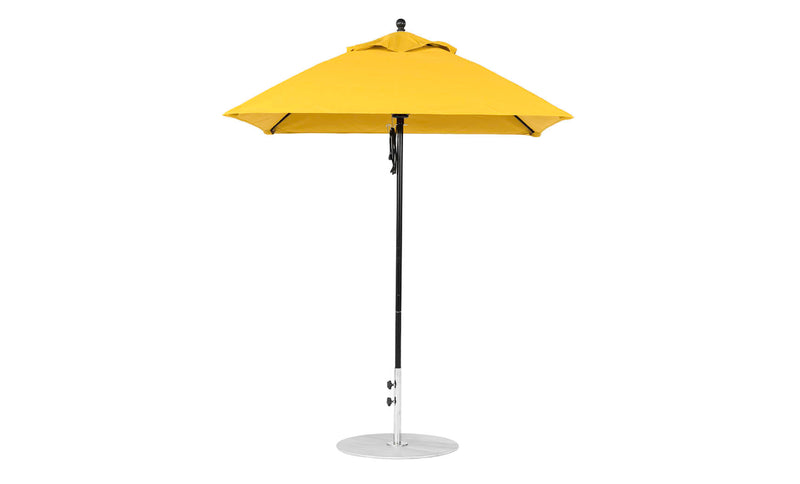 Ledge Lounger Essential Fiberglass Umbrella - 6.5' Square Pulley