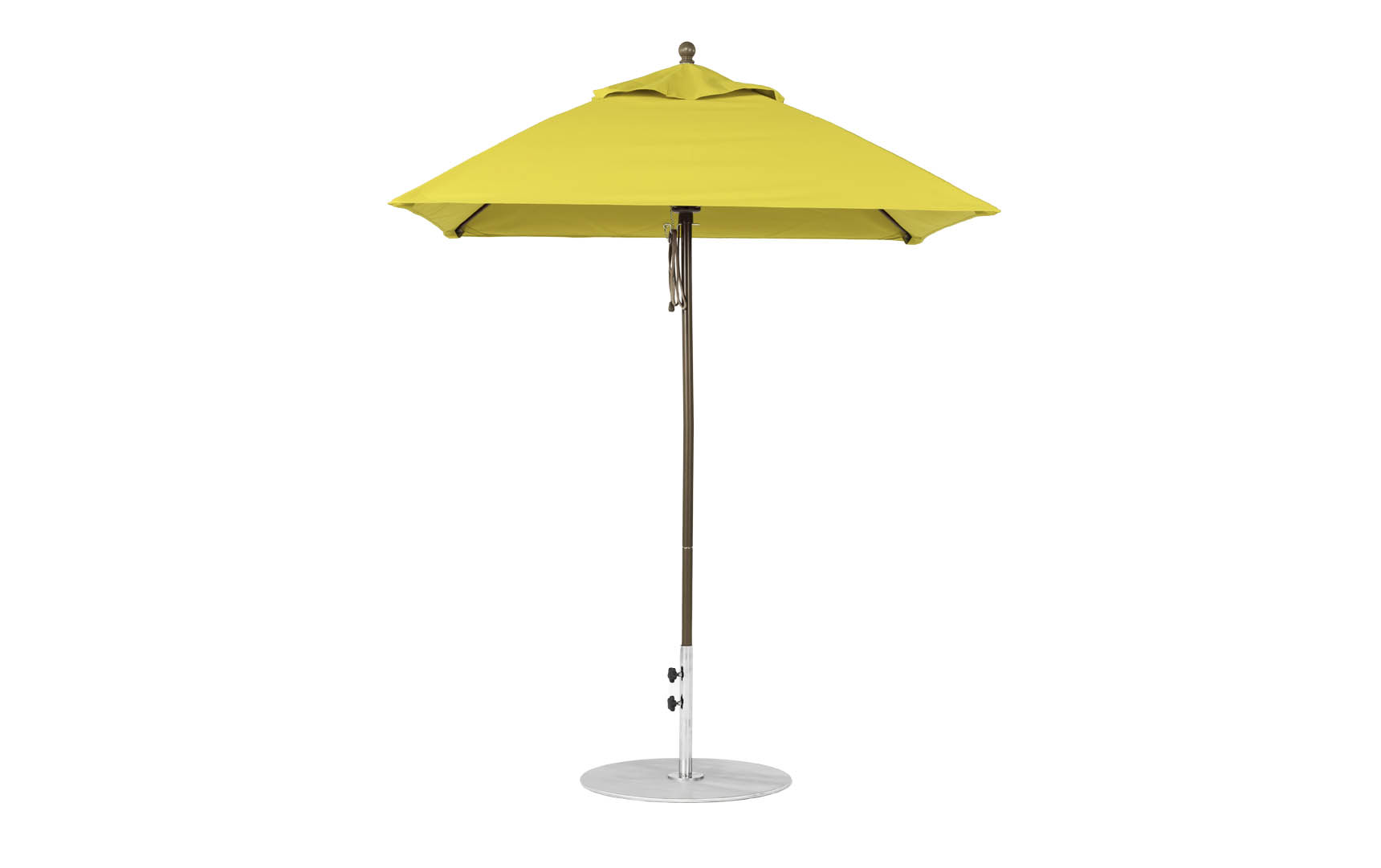 Ledge Lounger Essential Fiberglass Umbrella - 6.5' Square Pulley