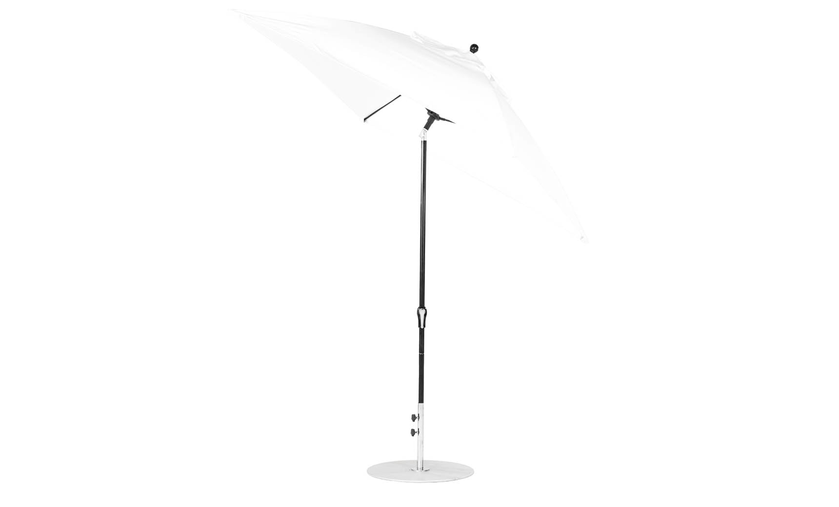 Ledge Lounger Essential Fiberglass Umbrella - 7.5' Square Crank Auto Tilt