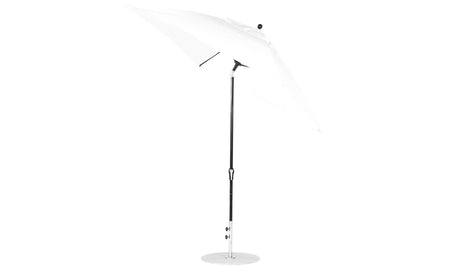 Ledge Lounger Essential Fiberglass Umbrella - 7.5' Square Crank Auto Tilt