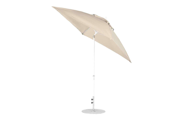 Ledge Lounger Essential Fiberglass Umbrella - 7.5' Square Crank Auto Tilt