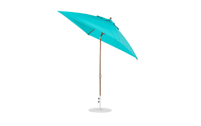 Ledge Lounger Essential Fiberglass Umbrella - 7.5' Square Crank Auto Tilt