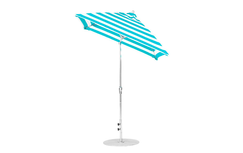 Ledge Lounger Essential Fiberglass Umbrella - 7.5' Square Crank Auto Tilt