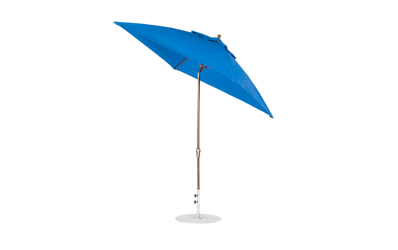 Ledge Lounger Essential Fiberglass Umbrella - 7.5' Square Crank Auto Tilt