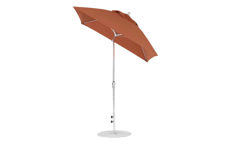 Ledge Lounger Essential Fiberglass Umbrella - 7.5' Square Crank Auto Tilt