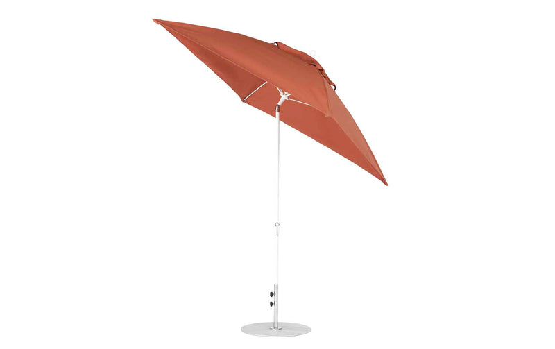 Ledge Lounger Essential Fiberglass Umbrella - 7.5' Square Crank Auto Tilt