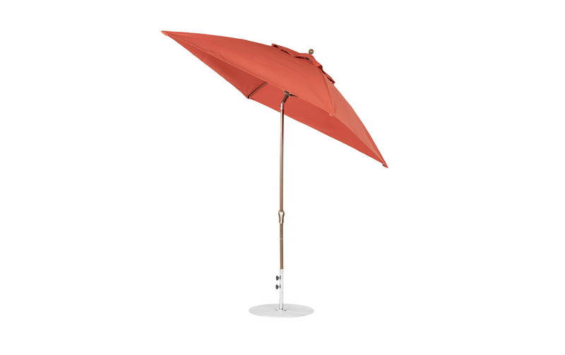 Ledge Lounger Essential Fiberglass Umbrella - 7.5' Square Crank Auto Tilt