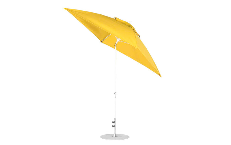 Ledge Lounger Essential Fiberglass Umbrella - 7.5' Square Crank Auto Tilt