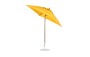 Ledge Lounger Essential Fiberglass Umbrella - 7.5' Square Crank Auto Tilt