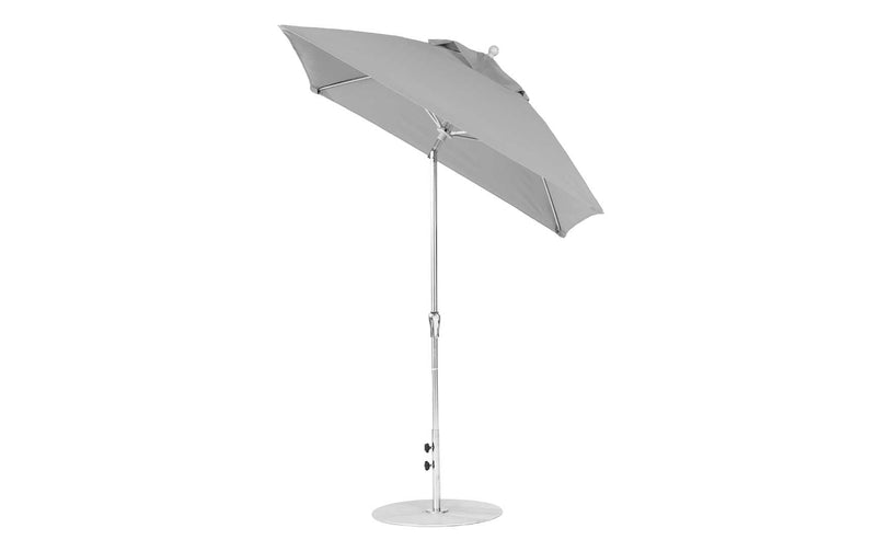 Ledge Lounger Essential Fiberglass Umbrella - 6.5' Square Crank Auto Tilt