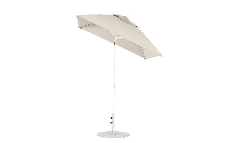 Ledge Lounger Essential Fiberglass Umbrella - 6.5' Square Crank Auto Tilt