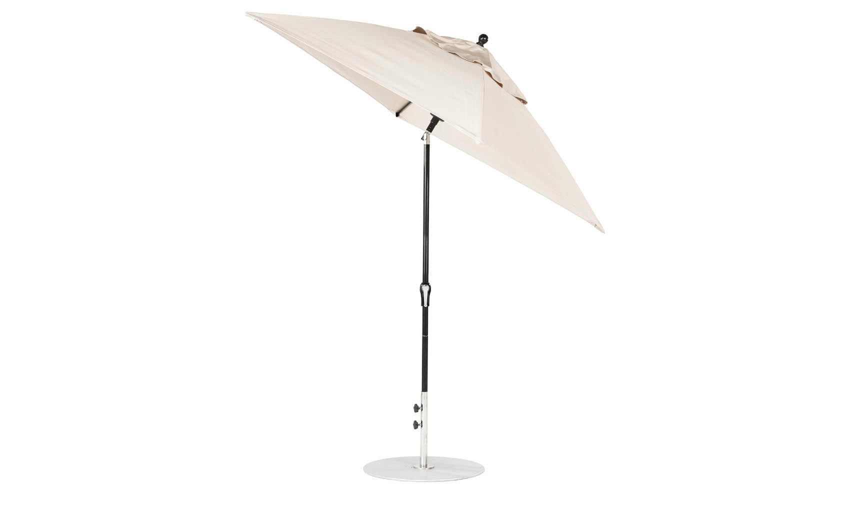 Ledge Lounger Essential Fiberglass Umbrella - 6.5' Square Crank Auto Tilt