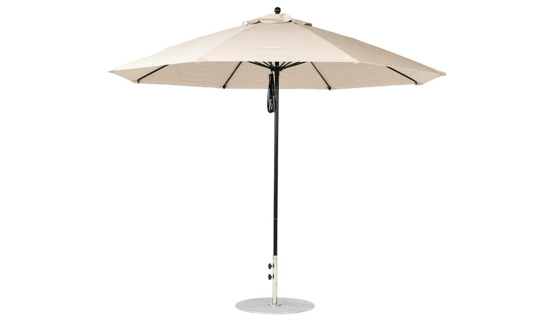 Ledge Lounger Essential Fiberglass Umbrella - 11' Octagon Pulley