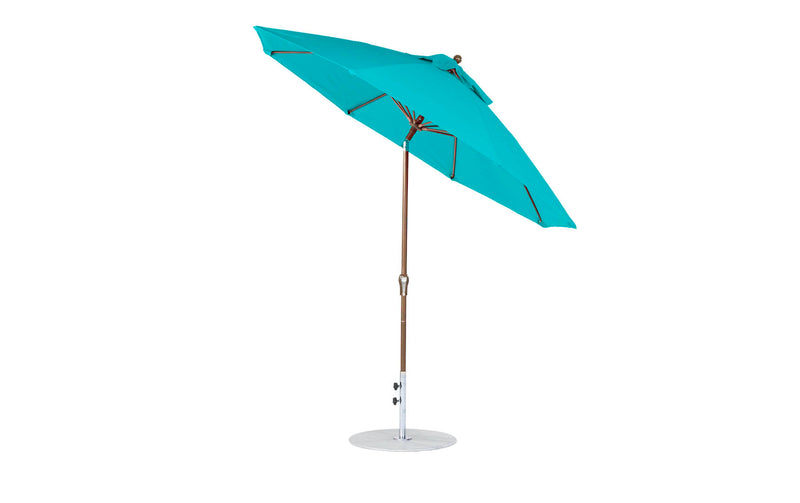 Ledge Lounger Essential Fiberglass Umbrella - 9' Octagon Crank Auto Tilt