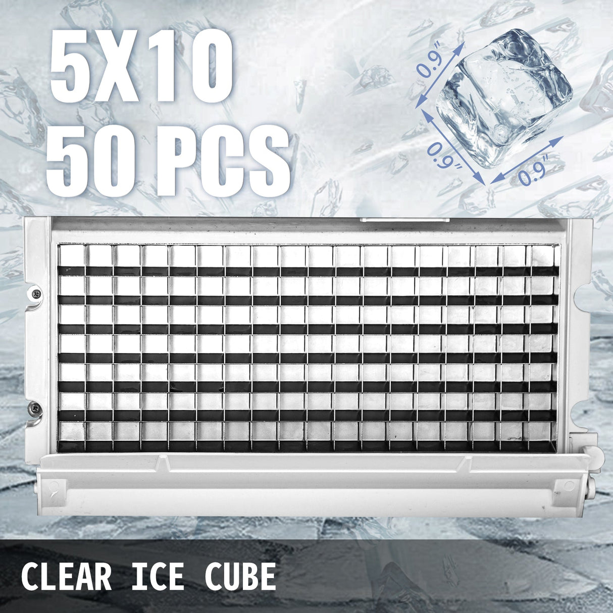 95LBS 110V/510W Freestanding Commercial Ice Cube Maker Machine (91312343)