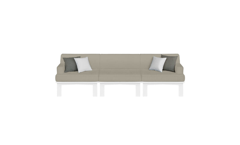 Ledge Lounger Mainstay Sectional 3 Piece Sofa