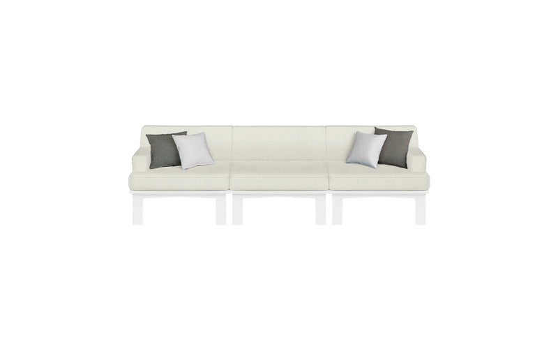 Ledge Lounger Mainstay Sectional 3 Piece Sofa