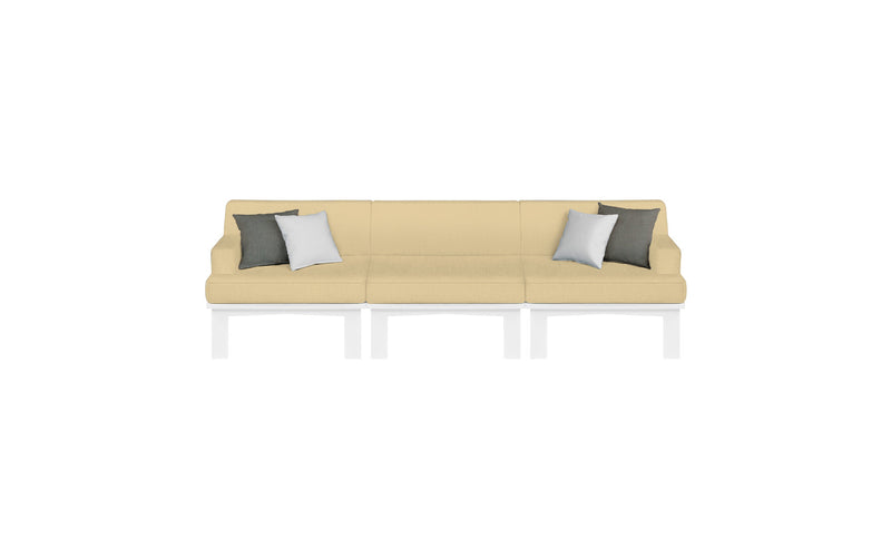 Ledge Lounger Mainstay Sectional 3 Piece Sofa