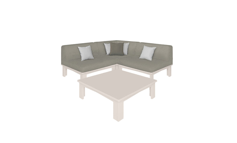 Ledge Lounger Mainstay Sectional 4 Piece Diamond