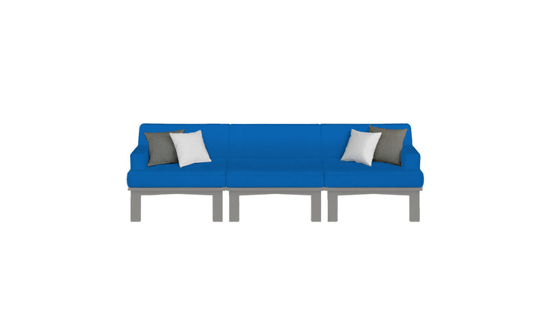 Ledge Lounger Mainstay Sectional 3 Piece Sofa